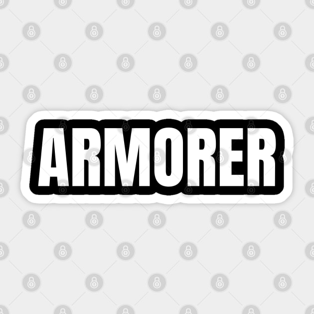 Armorer Sticker by Spatski